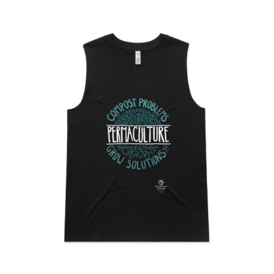 'Compost Problems, Grow Solutions' by Brenna Quinlan - Women "singlets" Thumbnail