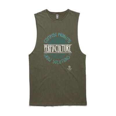  'Compost Problems, Grow Solutions' by Brenna Quinlan - Men Tank Thumbnail