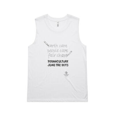 'Permaculture Joins the Dots' by Irene Pagram - Women Tank Thumbnail