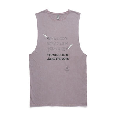 'Permaculture Joins the Dots' by Irene Pagram - Men Tank Thumbnail
